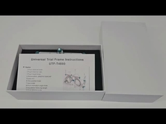 Armação de Prova Universal de Titânio Óptico Oftálmico Ajustável