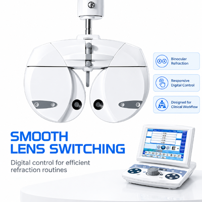 AP-800 New Arrival Automatic Computerized Optometry Phoropter  with Silent Operation and 8”Touch Console for Efficient Eye Exam Auto Vision Tester with CE Approved